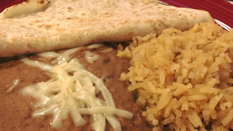 4. Quesadilla (Choice Of Filling) Rice Beans