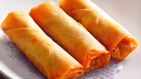 Vegetable Spring Rolls/ Zhōng Shì Zhà Sù Chūn Juǎn （5 Large Piece）