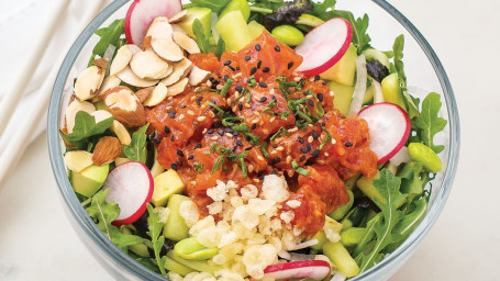 Sweet Spicy Ahi Tuna Poke Salad