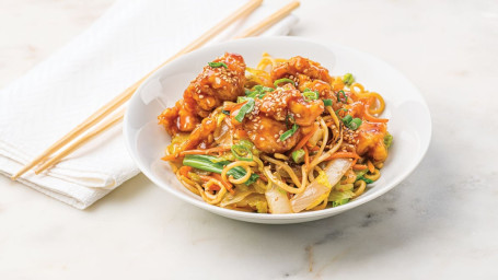 Sesame Chicken With Lo Mein Bowl
