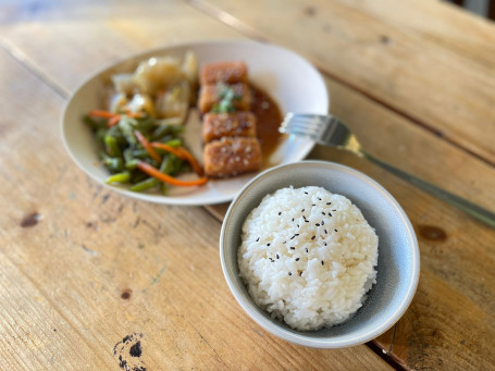 Tofu Teriyaki Bento Zhào Shāo Dòu Fǔ Biàn Dāng