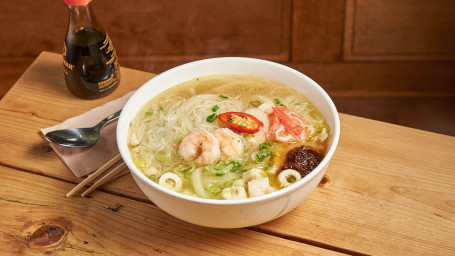 Rice Vermicelli Noodle Soup With Seafood Hǎi Xiān Mǐ Fěn Tāng