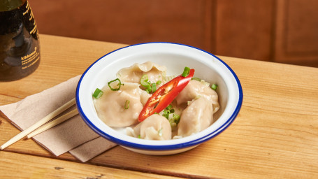 Boiled Pork Dumpling (5Pcs Zhū Ròu Bái Cài Shuǐ Jiǎo (5Kē