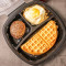 Waffle, Eggs, Breakfast Sausage