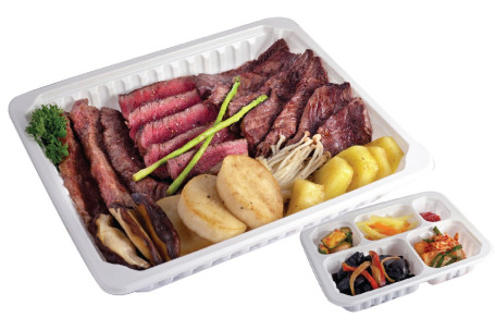 Niú Ròu Zhū Ròu Tào Cān （Èr Rén Fèn） Grilled Beef And Pork Combo Set (Set For 2)