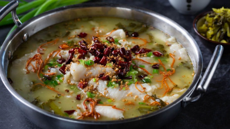 Dà Pén Suān Cài Yú Bā Shā Yú Boiled Spicy Fish Fillet With Pickled Cabbage （Basa）
