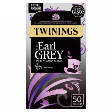 Twinings Earl Grey Tea Baga 50'S