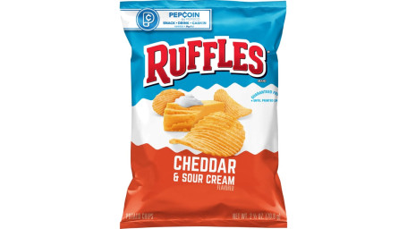 Ruffles Cheddar Sour Cream Flavored Potato Chips
