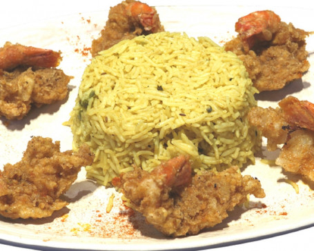 Jumbo Shrimp Biryani (V)