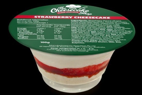 Strawberry Cheesecake (1640 Kj).