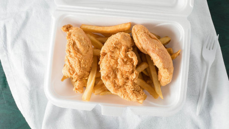 Chicken Tender With Fries (5 Pcs)