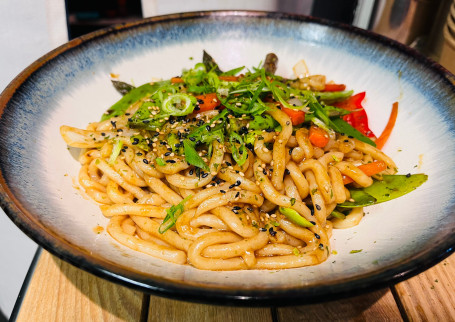 Vegetables Tofu Udon Noodles