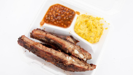 Pork Ribs With Bread 2 Small Sides