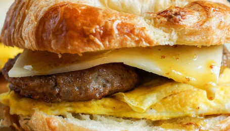 Chicken Sausage, Egg Cheese Croissant