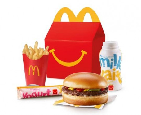 Happy Meal Hamburger Met Mini Fry [390-500 Cal]