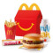 Happy Meal Hamburger with Mini Fry [390-500 Cals]