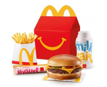 Cheeseburger Happy Meal Con Patatine Fritte [560-670 Cal]