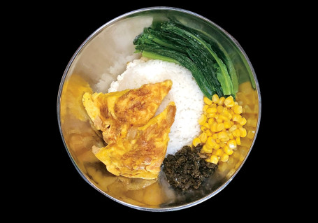Tái Shì Cài Pú Dàn Pèi Mǐ Fàn Egg Omelette Rice Bowl