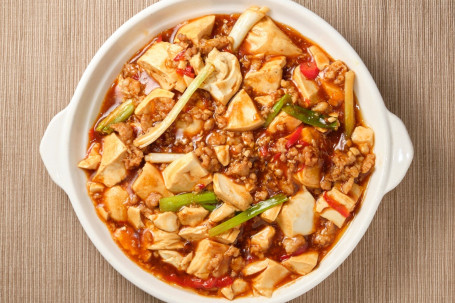 Má Pó Dòu Fǔ Braised Tofu With Minced Pork (Mapo Tofu)