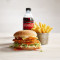 Triple Fillet Bondi Burger Meal (3470 kJ).