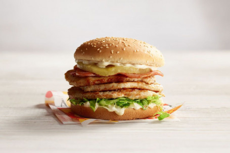 Potrójny Filet Otropo Burger (3510 Kj).