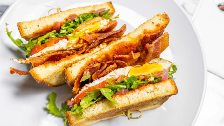 Bacon Egg Jam Sandwich