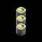 Avocado Wasabi Maki Roll (3 Pieces)