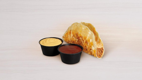Seasoned Beef Grilled Cheese Dipping Taco