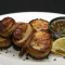 Applewood-Smoked Bacon Wrapped Sea Scallop Skewers