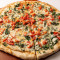 18 White Spinach Ricotta Tomatoes Pizza
