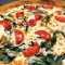12 GF White Ricotta Spinach Tomato Pizza