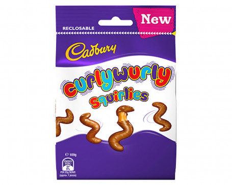 Borsa Cadbury Curly Wurly Squirlies 110G