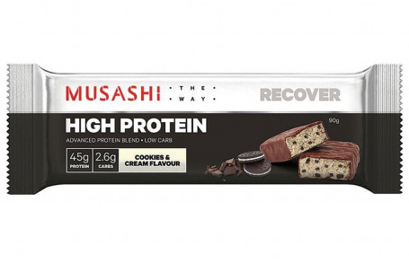 Musashi Cookies Cream Protein Bar 90G