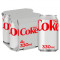 Diet Coca Cola 330 Ml 4 Buc
