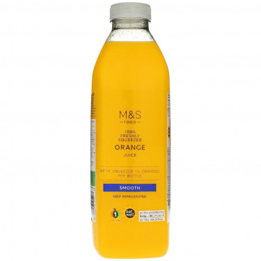 M S Food Freshly Squeezed Orange Juice Smooth 1Ltr