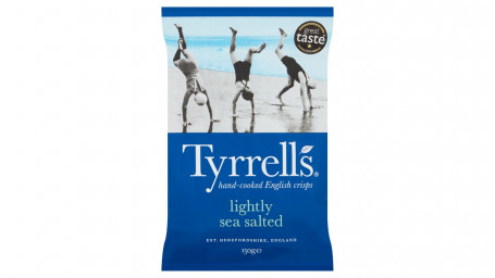 Tyrrells Lightly Sea Salted Sharing Crisps 150G