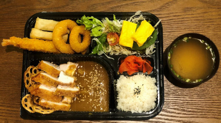 Chicken Curry Bento Meal
