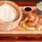 xiāng sū yā sì fèn zhī yī zhǐ pèi hǎi xiān jiàng Crispy Duck with Pancakes Quarter N sauce