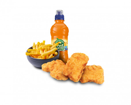 Kids Meal 3 Nuggets With Fries And Drink