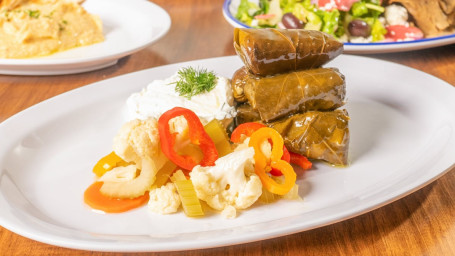 Grape Leaves Mezze W/Tzatziki