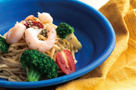 Xiā Rén Xī Lán Huā Suàn Róng Là Jiāo Tí Yú Là Shrimp Broccoli Anchovy Peperoncino Spicy