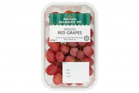 Morrisons Red Grapes 500G