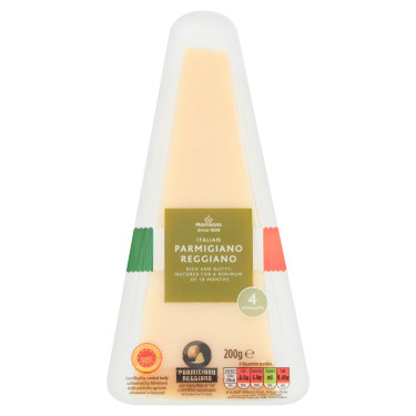 Morrisons Italian Parmigiano Reggiano Cheese 200g