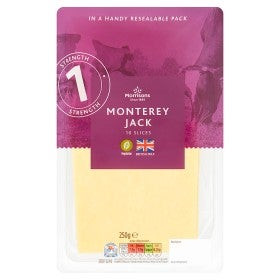 Morrisons Monterey Jack felii de brânză 250g