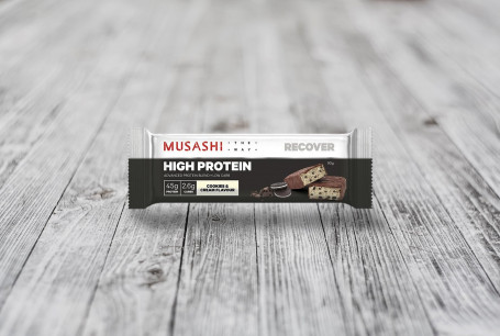 Musashi High Protein Cookies Cream Bar 90G