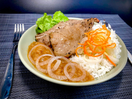 Wú Xǐ Shěn Zhū Bā Fàn Pan Fired Pork Chop With Rice