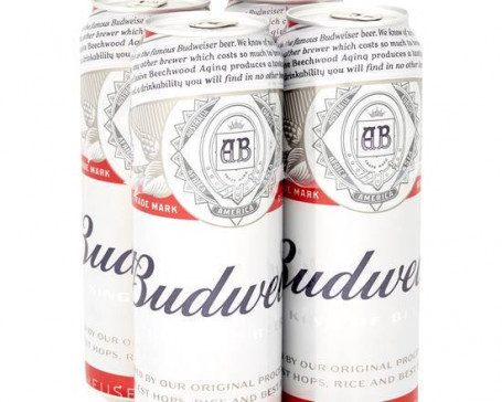 Budweiser (4 Pk) Pint Can (4X568 Ml)