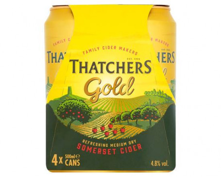 Thatchers Gold Cider (4 Pk) (4X500 Ml)