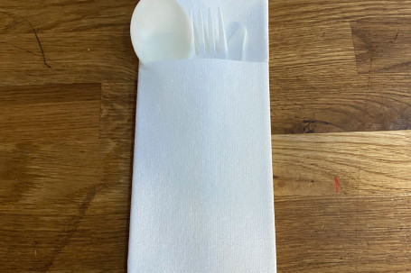 Knife, Fork And Napkin Cutlery Set