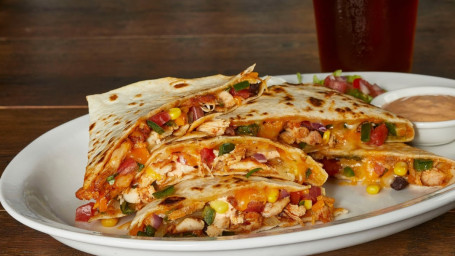 Roasted Chile Spiced Chicken Quesadilla